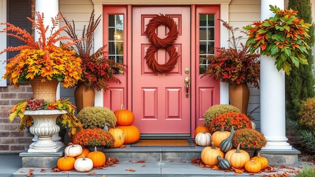 colorful pumpkins abundant everywhere