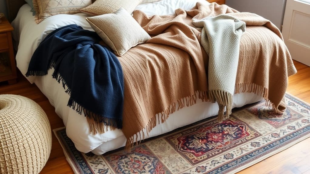 comfortable layered textile designs