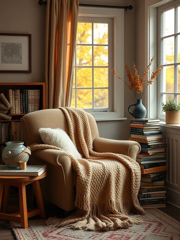 comfortable reading corner design