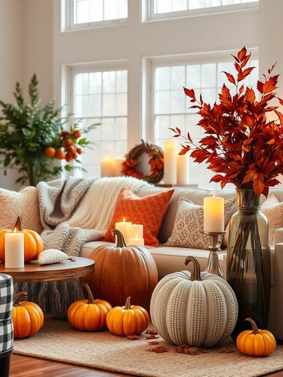 cozy fall indoor decor