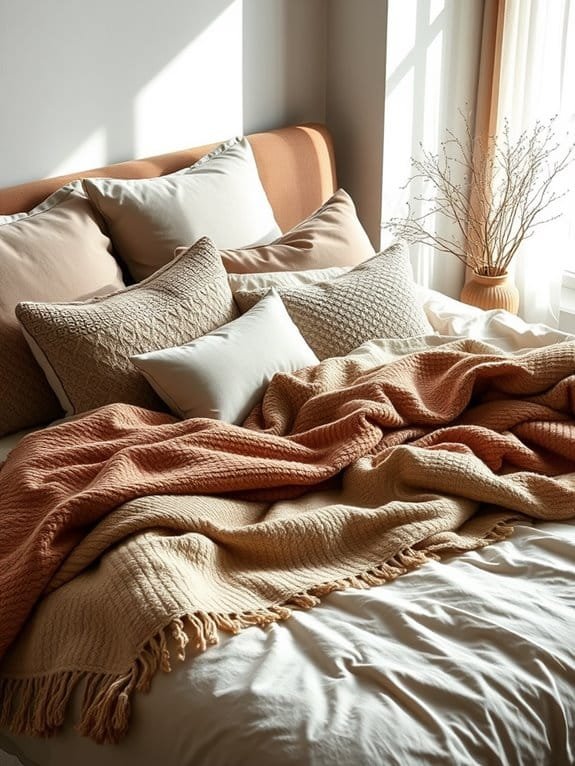 cozy layered textile comfort