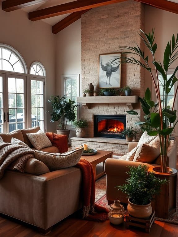 cozy living room transformations