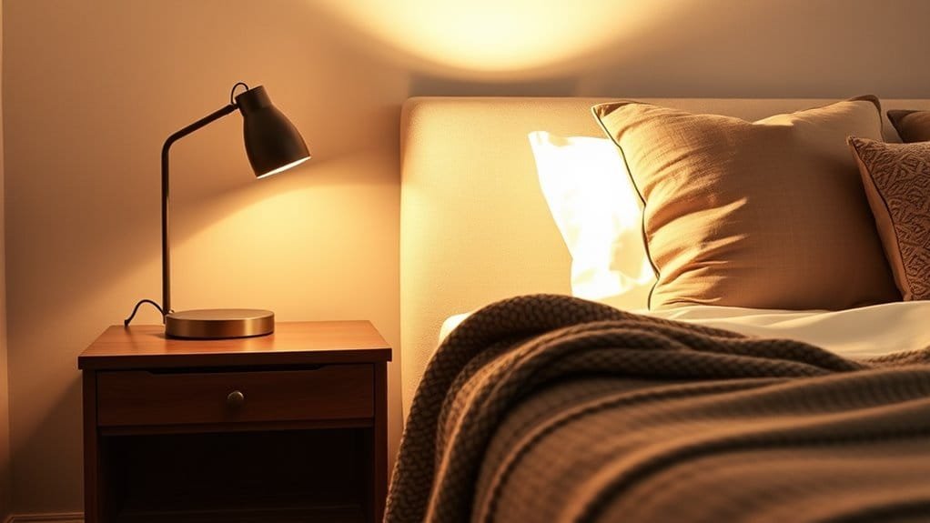cozy nightstand lamp lighting