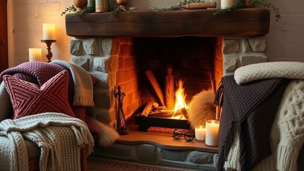 cozy textural layering techniques