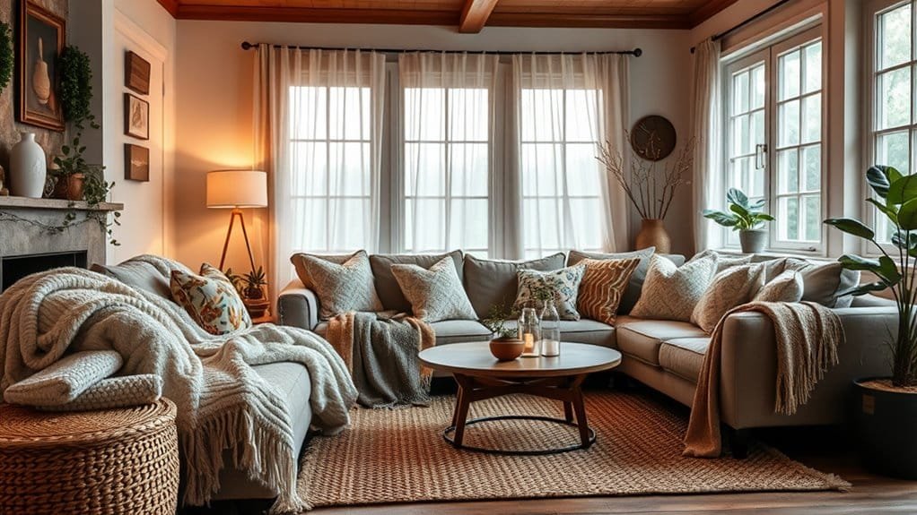 cozy up with fabrics