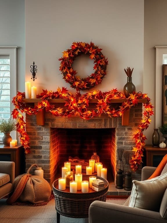 creating decorative leaf chains