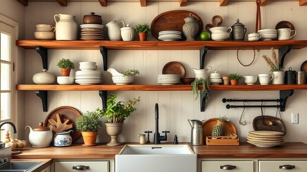 creative open shelf designs