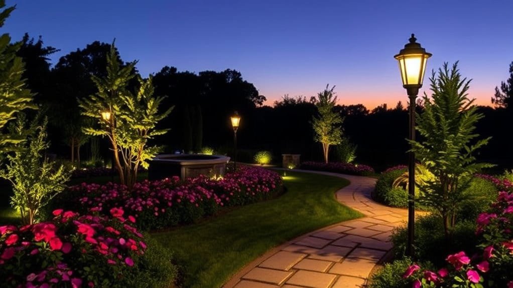 creative outdoor illumination design