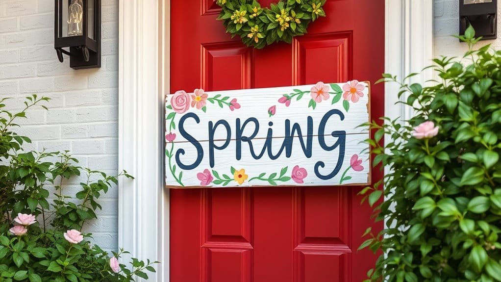 custom handcrafted door decor