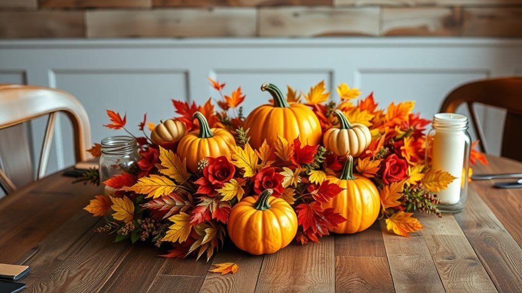 decorative seasonal table arrangements