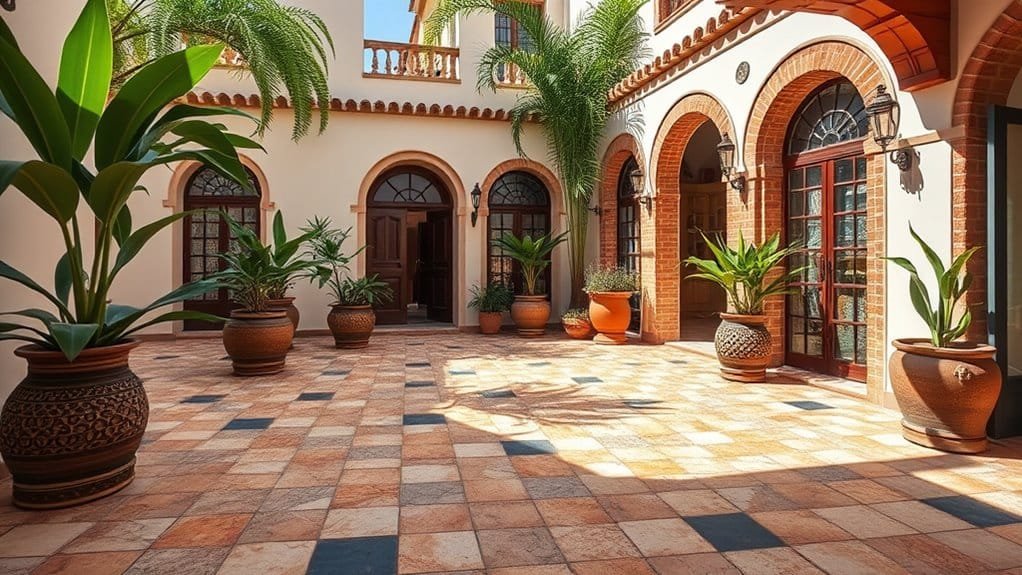 distinctive mosaic tile components