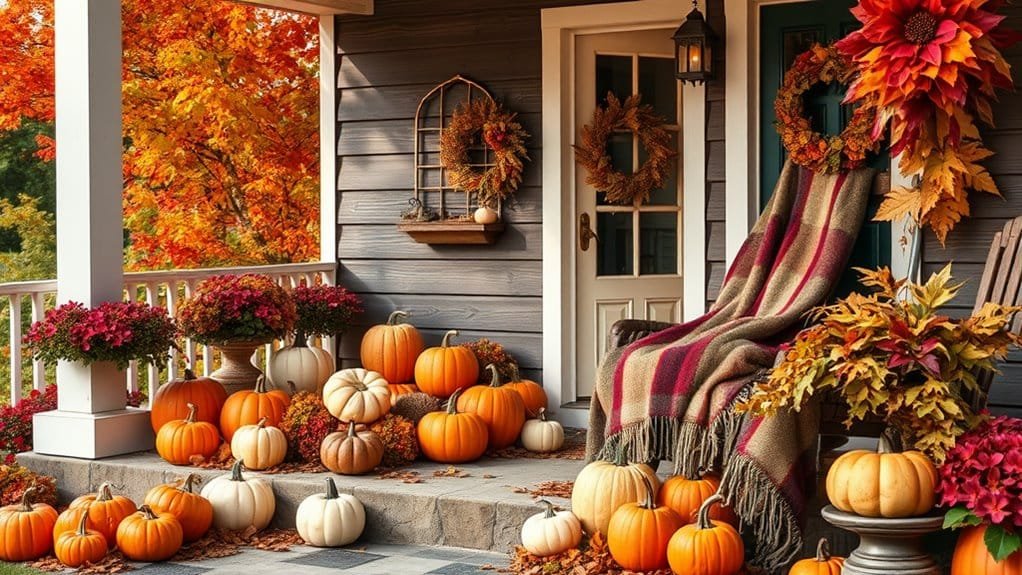 diverse varieties of pumpkins