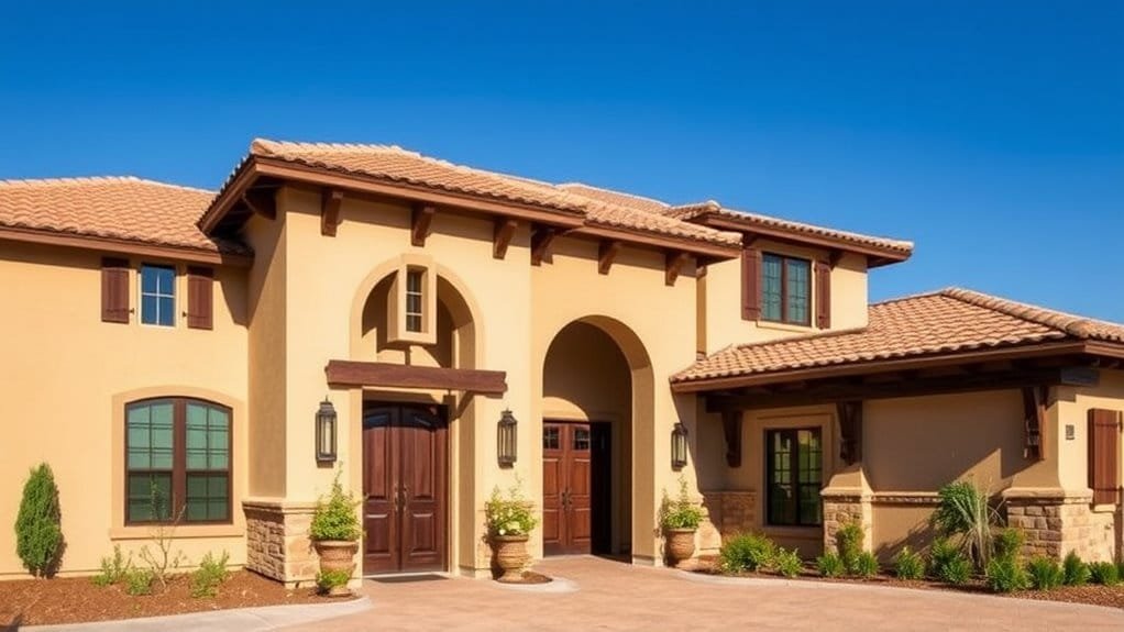 earthy tones and textures