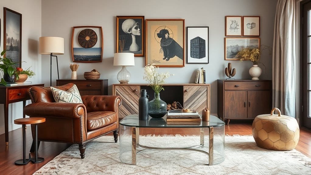 eclectic style furniture choices