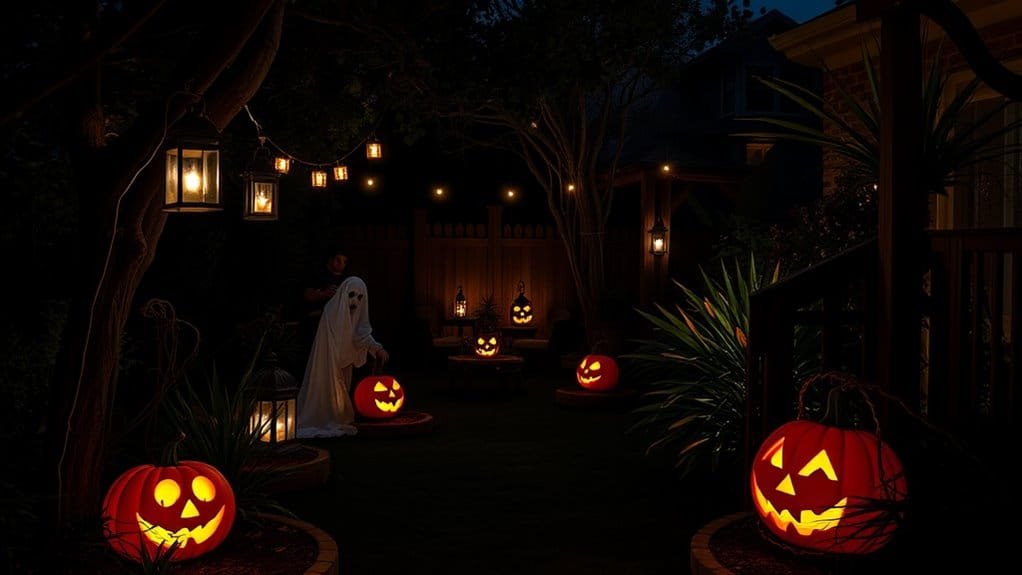 eerie illumination for outdoors