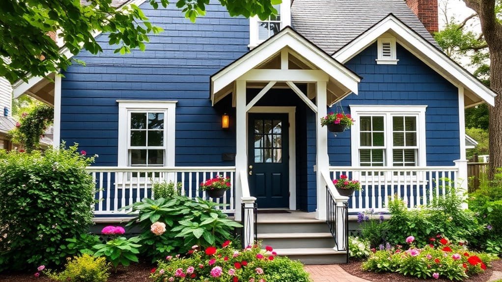 elegant deep blue hue