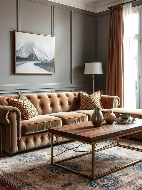 emphasize distinctive textures materials