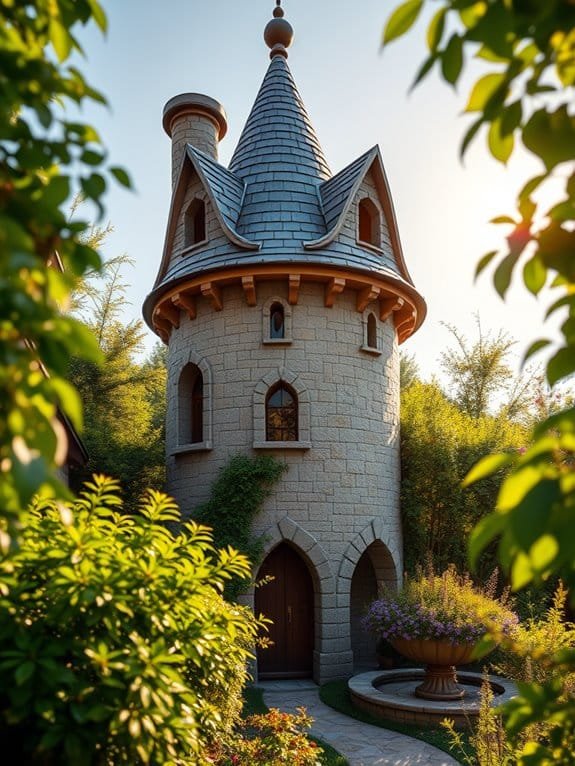 enchanting fairytale turret design
