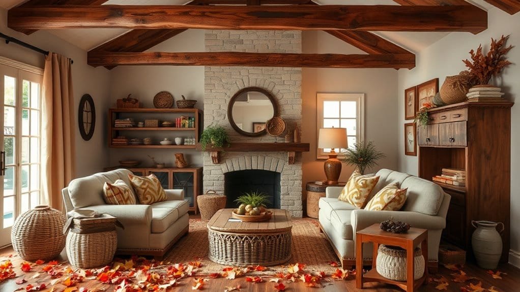 enhance with rustic decor