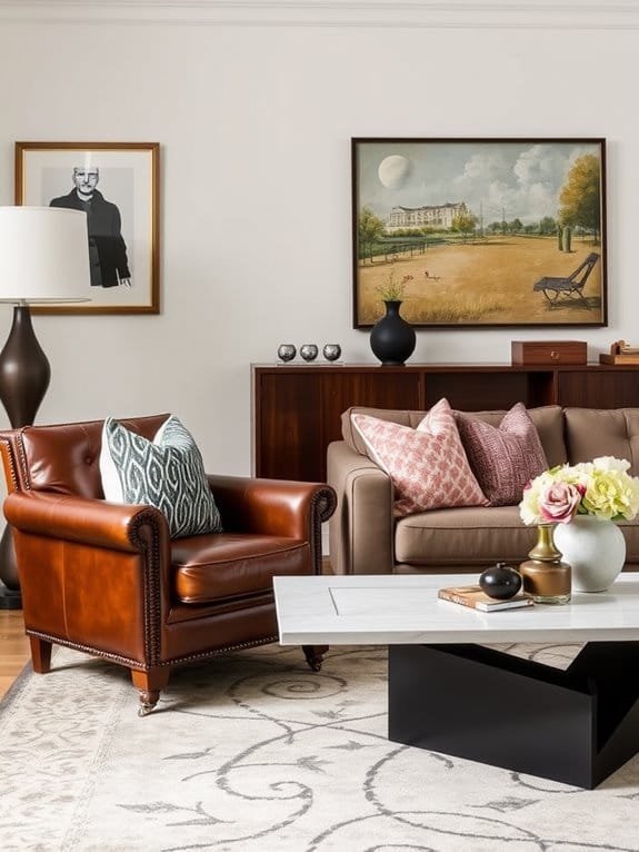 establishing visual emphasis areas