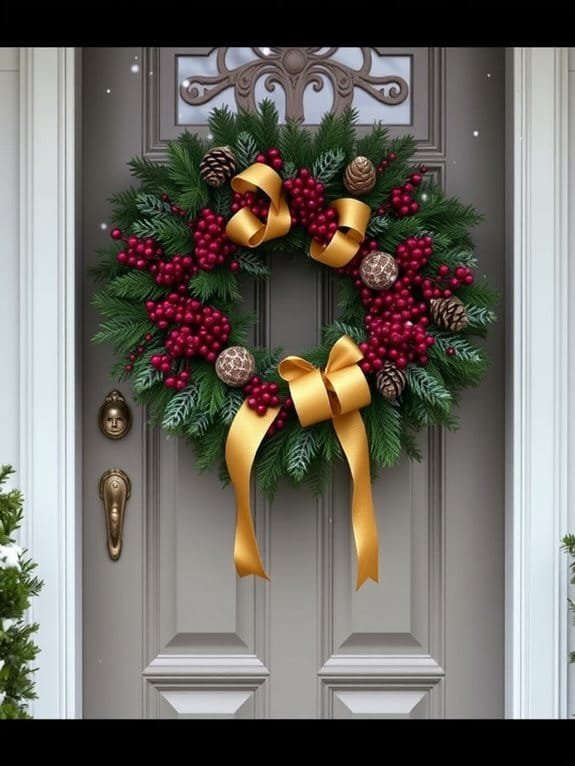 festive decorative door accents