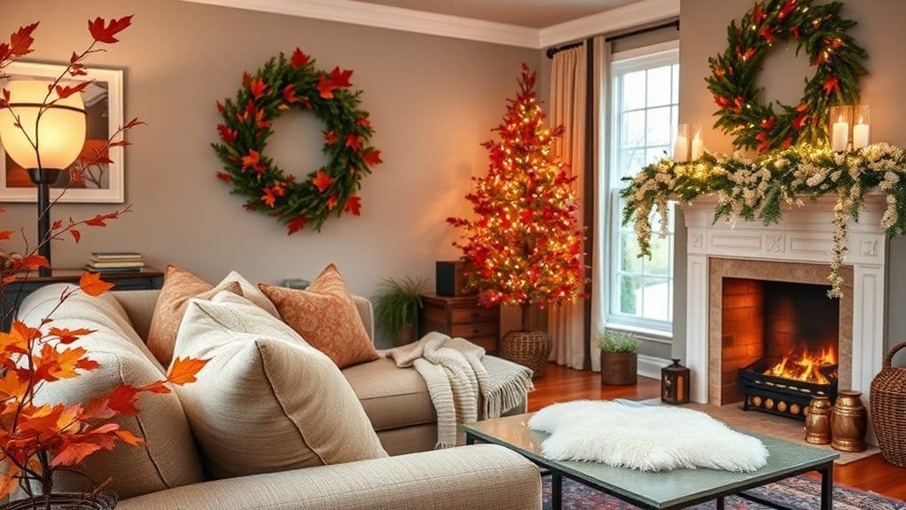 festive home decoration changes