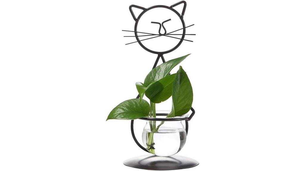 hydroponics glass planter vase