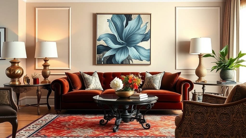 integrating statement furniture pieces