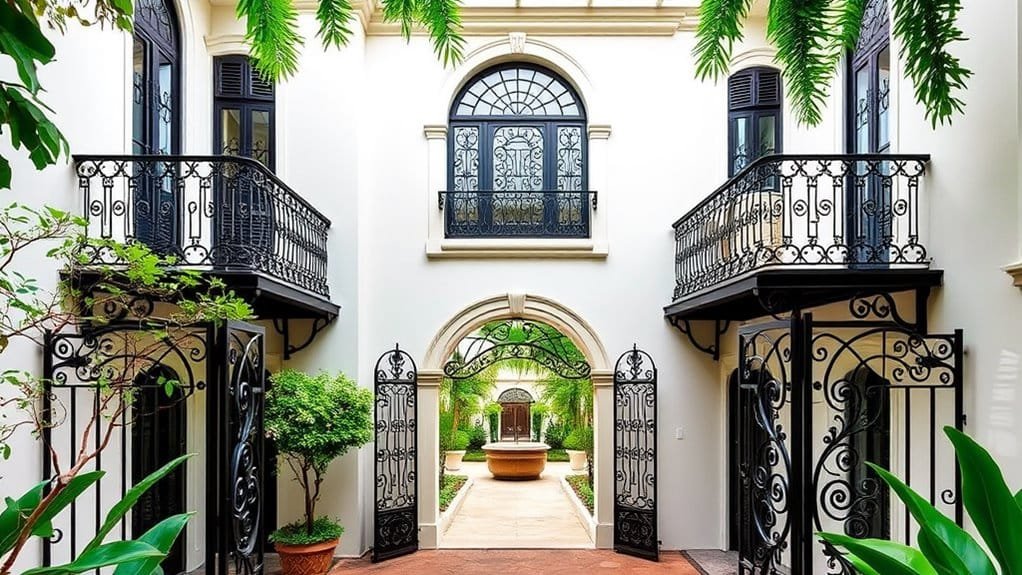 intricate wrought iron designs