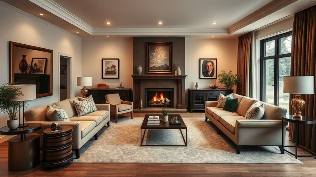 l shaped room design