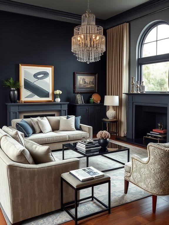 layered colors for depth