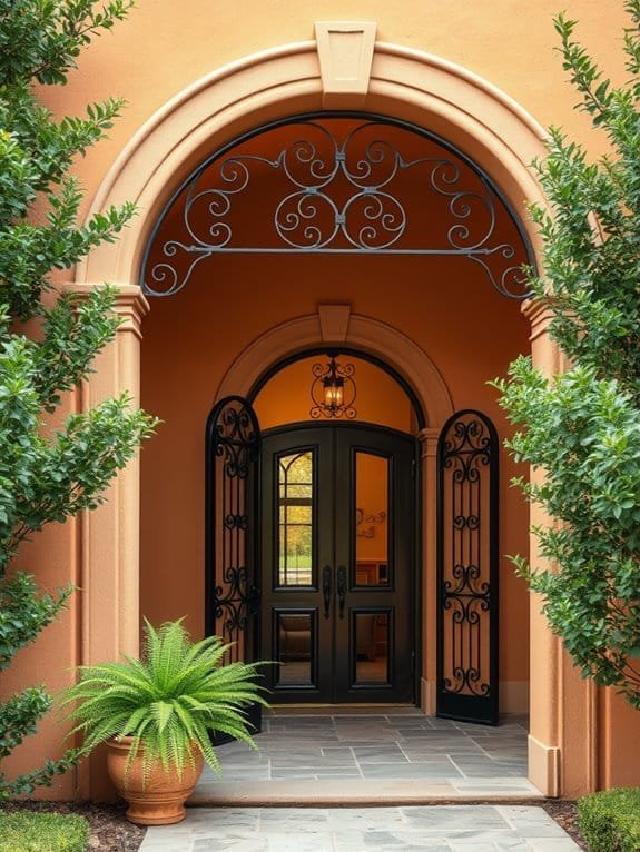 mediterranean arched doorway styles