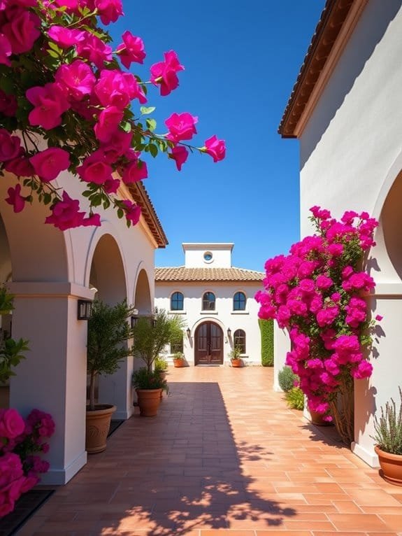mediterranean elegant arched doorways