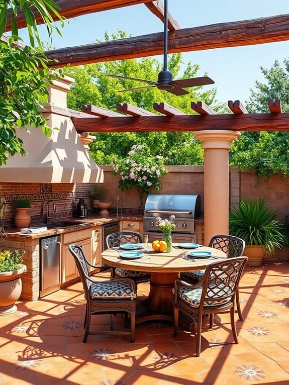 mediterranean outdoor kitchen inspiration