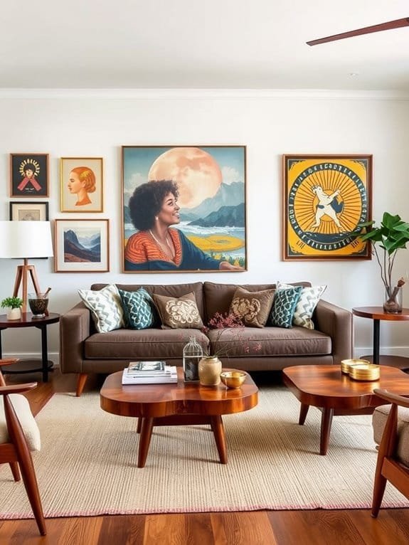 mixing vintage and modern decor