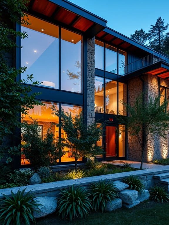 modern traditional exterior blending techniques