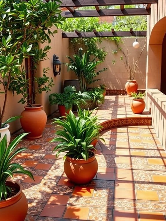 mosaic designs enhance mediterranean homes