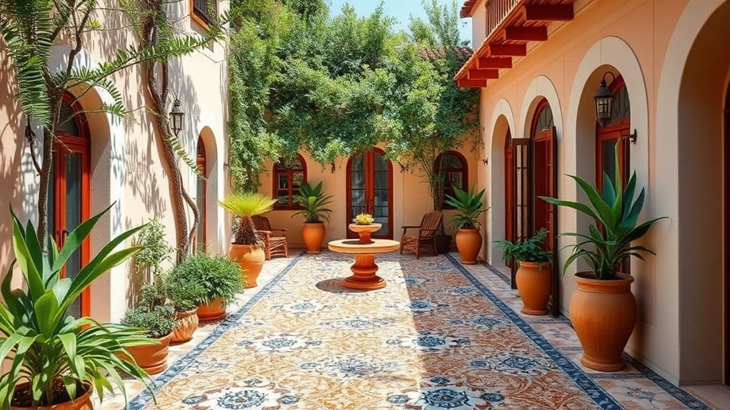 mosaics enhance outdoor spaces