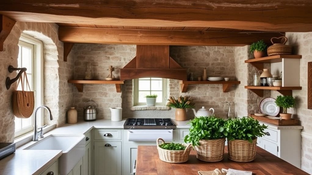 natural elements and finishes