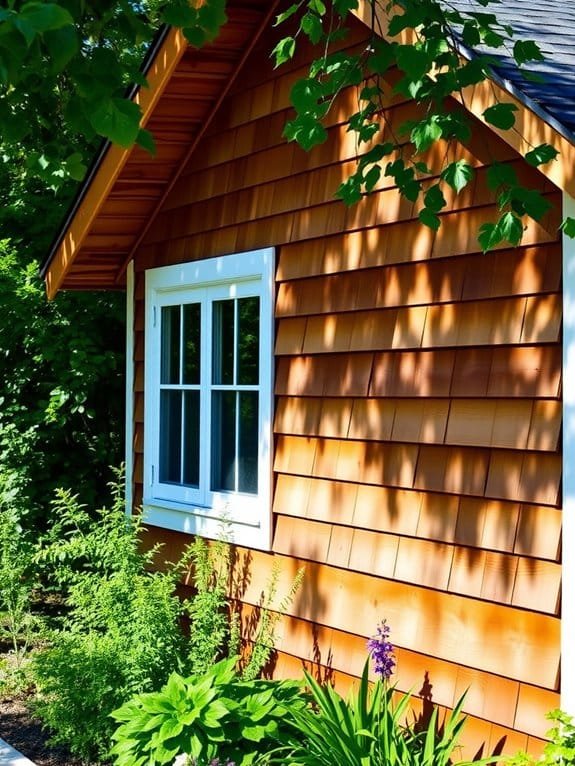 natural wood exterior finish