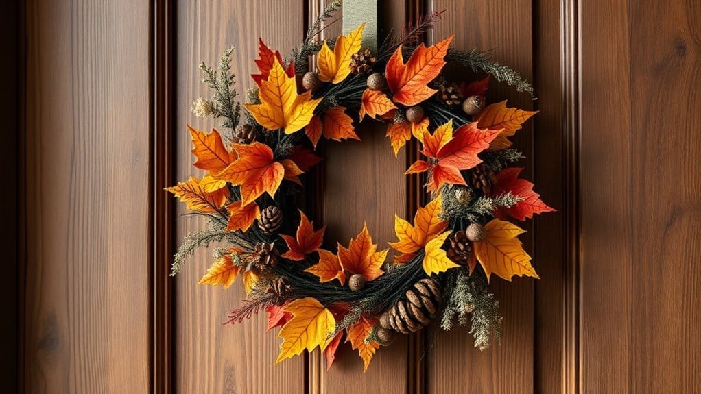 nature inspired wreath crafting