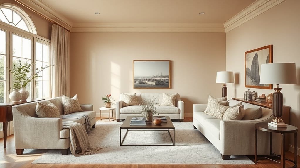 neutral color palette selection