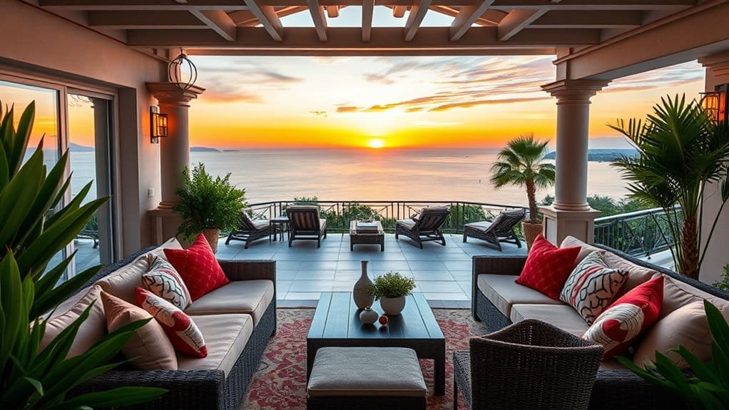 outdoor cozy gathering spaces