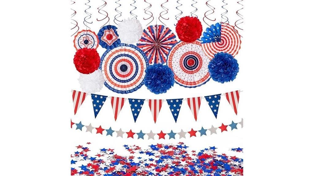 patriotic decorations set 29pcs