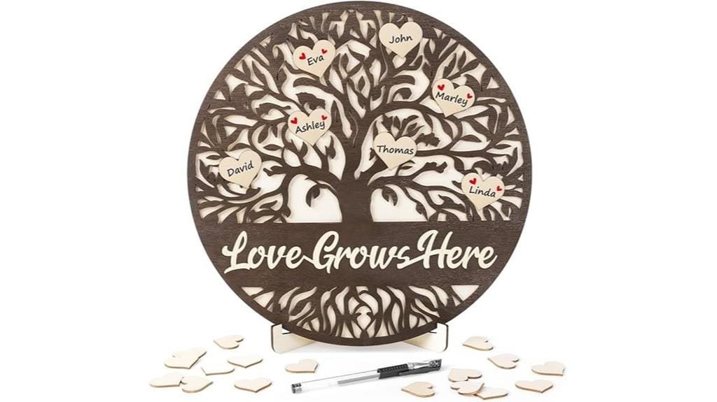 personalized family tree plaque