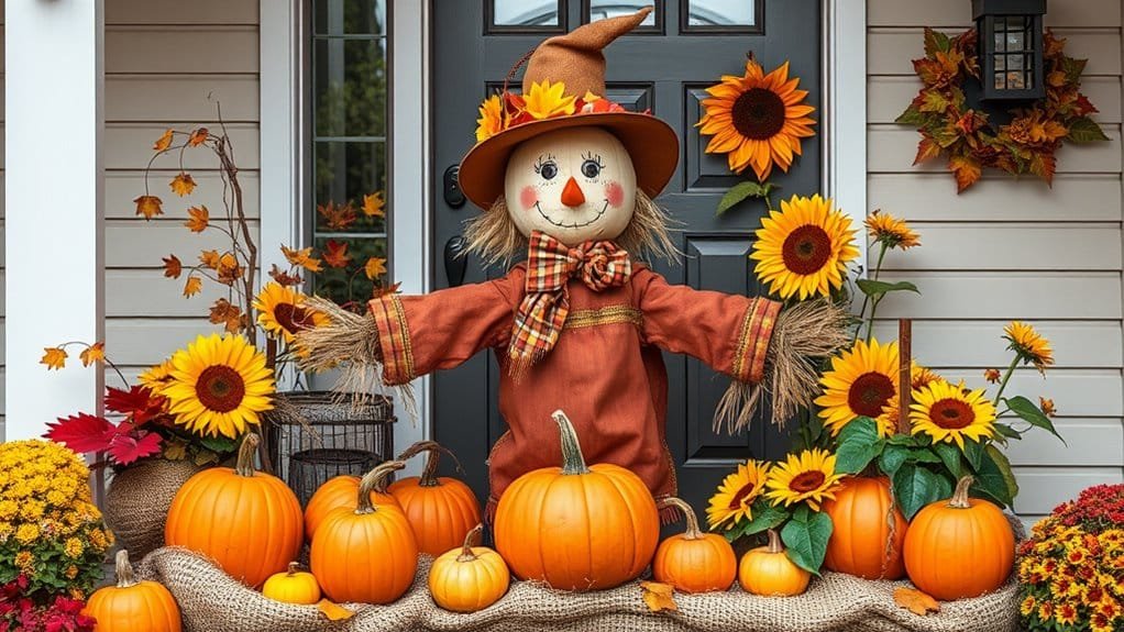 playful scarecrow decorations showcase