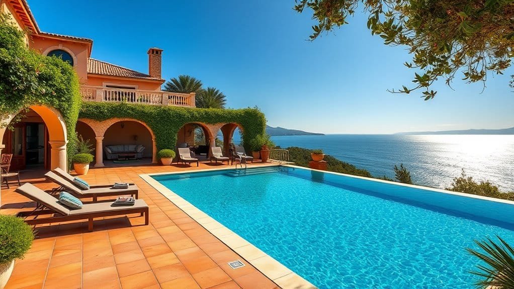 relaxing outdoor lounge spaces