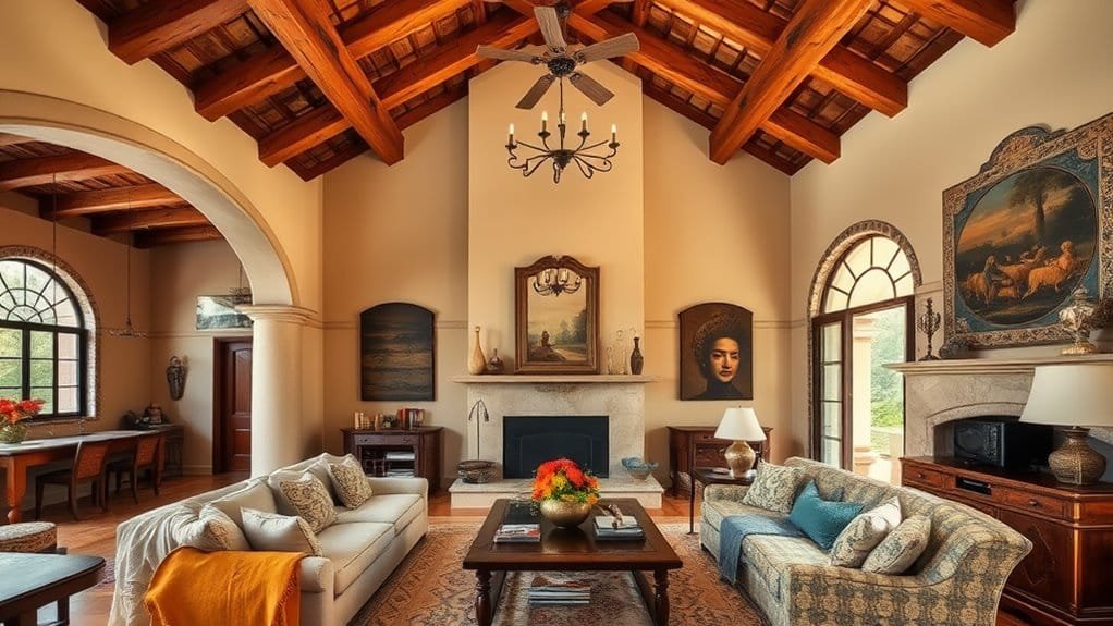 rustic architectural design feature