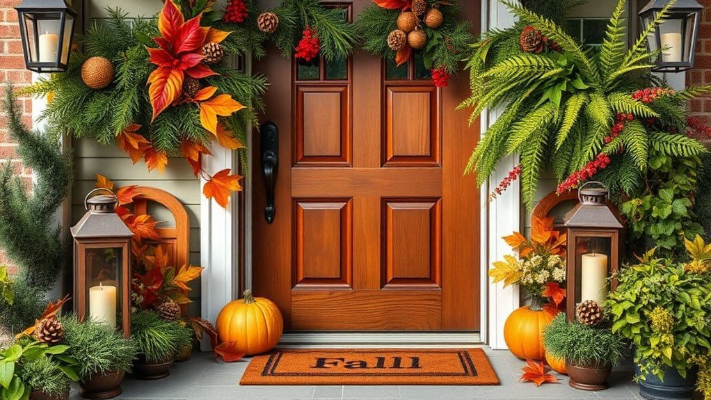 seasonal greenery accents decor