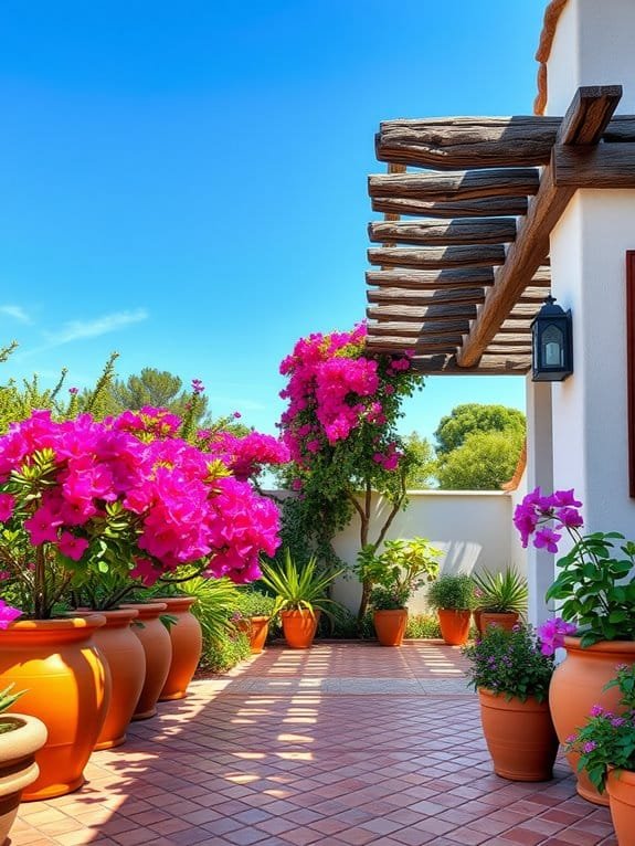 spanish hacienda garden design